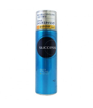 花王 Success寝后快速造型摩丝 220g 超硬型 男士用