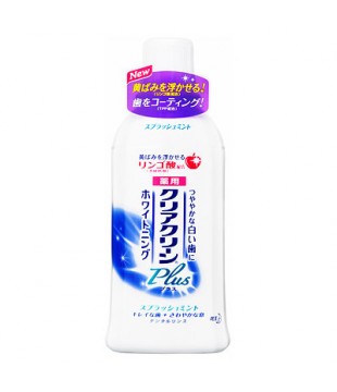 花王 ClearClean净白漱口水 600ml 苹果薄荷味
