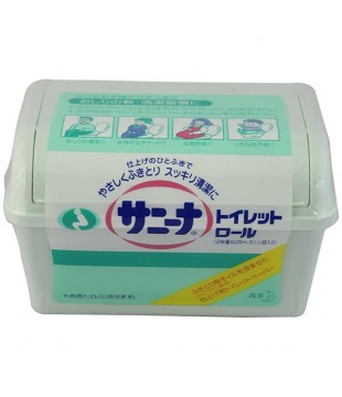 花王 厕所用湿巾卷 25m 厕冲型