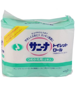 花王 厕所用湿巾卷 25m 厕冲型 替换装