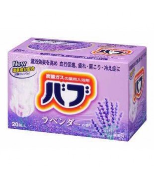 花王 Bub薰衣草香型泡澡剂 20片