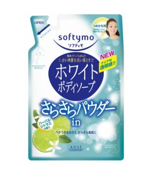 KOSE 高丝 softymo美白干爽身体沐浴露 420ml 替换装