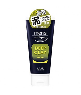 KOSE 高丝 softymo男士深层去油收毛孔洗颜泥 130g