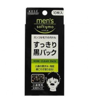 KOSE 高丝 softymo男士清洁粉刺顽固黑头鼻贴 10枚