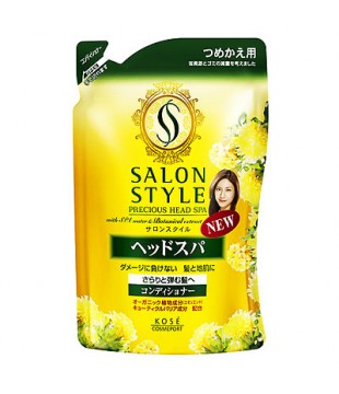 KOSE 高丝Salon Style修复柔顺护发素 400ml 替换装