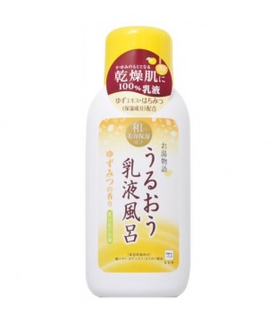 牛乳石鹸 汤物语 美容保湿乳液入浴剂 600ml 柚子香