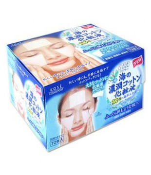 KOSE 高丝 ClearTurn海洋精华浸透局部保湿化妆棉 72枚
