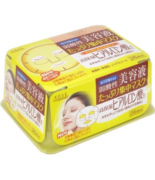 KOSE 高丝 ClearTurn玻尿酸保湿美容液面膜 26枚