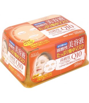 KOSE 高丝 ClearTurn Q10精华面膜 26枚