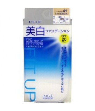 KOSE 高丝 FitUp防晒美白干湿两用粉饼 11.5g  SPF20PA++  #41 自然肌色