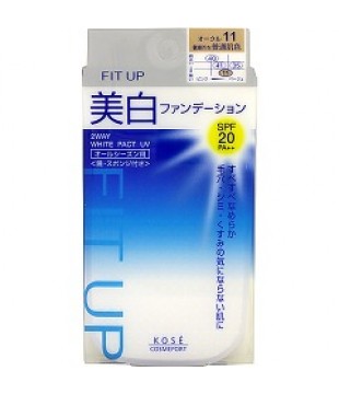 KOSE 高丝 FitUp防晒美白干湿两用粉饼 11.5g SPF20PA++ #11 嫩黄肤色