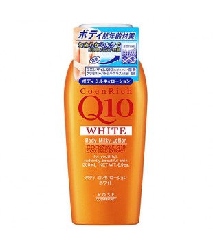 KOSE 高丝 CoenRich Q10细致嫩白身体乳 200ml