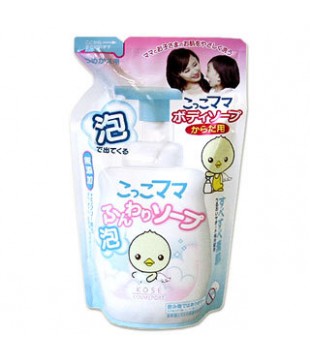 KOSE 高丝 无添加儿童泡沫沐浴乳 超温和 450ml 替换装