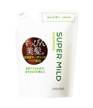 SHISEIDO 资生堂 Super Mild草本清香洗发水 400ml 替换装