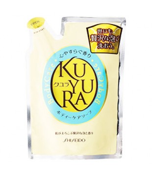 SHISEIDO 资生堂 KUYURA恬静清香型美肌沐浴露 400ml 替换装