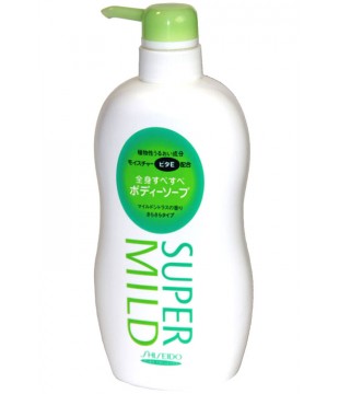 SHISEIDO 资生堂 Super Mild清爽沐浴露 650ml 柑橘香型