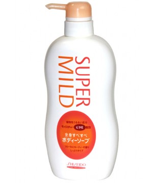 SHISEIDO 资生堂 Super Mild滋润沐浴露 650ml 花果香型