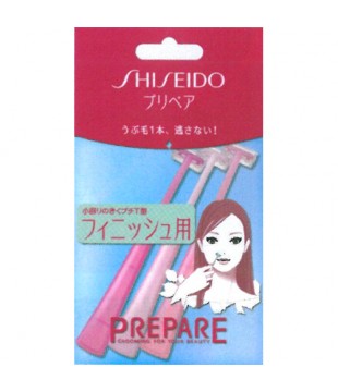 SHISEIDO 资生堂 PREPARE长柄T型精细刮毛刀 3个装