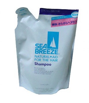 SHISEIDO 资生堂  Sea Breeze清爽洗发水 400ml 替换装