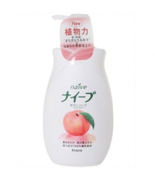 Kracie 嘉娜宝 Naive蜜桃保湿沐浴露 580ml