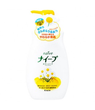 Kracie 嘉娜宝 Naive洋甘菊保湿沐浴露 580ml