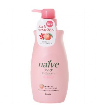 Kracie 嘉娜宝 Naive玫瑰蜜桃植物护发素 550ml
