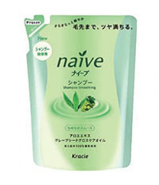 Kracie 嘉娜宝 Naive芦荟葡萄植物洗发水 400ml 替换装