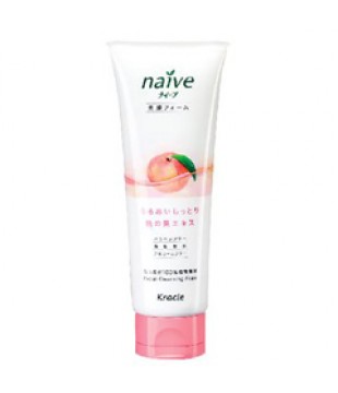 Kracie 嘉娜宝 Naive蜜桃保湿泡沫洗面乳 110g