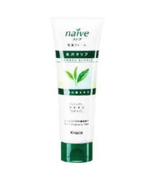 Kracie 嘉娜宝 Naive清新绿茶精华泡沫洗面乳 110g