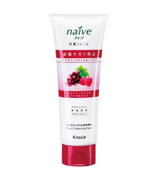 Kracie 嘉娜宝 Naive提子桑果精华泡沫洗面乳 110g