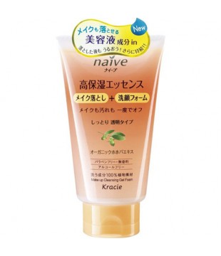 Kracie 嘉娜宝 Naive天然植物精华双效保湿卸妆洗面奶 140g