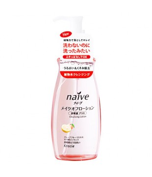 Kracie 嘉娜宝 Naive蜜桃西柚清爽透亮卸妆水 250ml
