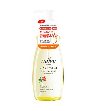 Kracie 嘉娜宝 Naive玫瑰橄榄滋润卸妆油 250ml