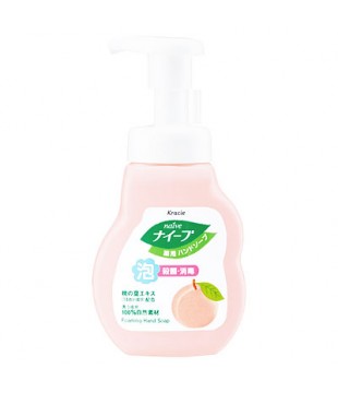 Kracie 嘉娜宝 Naive蜜桃杀菌消毒泡沫洗手液 260ml