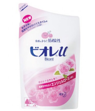 花王 Biore 碧柔u沐浴露玫瑰香型替换装 420ml