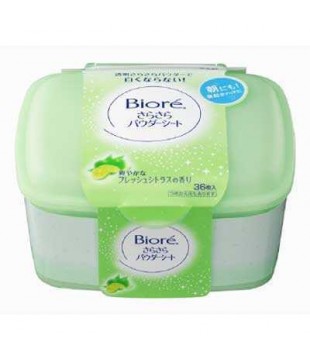 花王 Biore 碧柔止汗洁面湿巾柑橘香型36枚