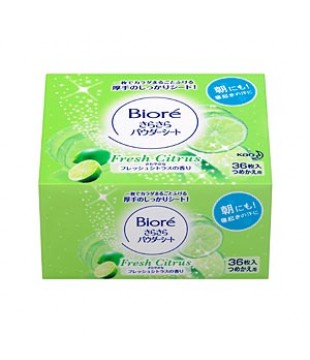 花王 Biore 碧柔止汗洁面湿巾36枚