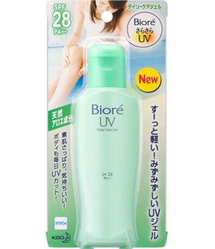 花王  Biore 碧柔清爽每日防晒啫喱-身体用120ml SPF28 PA++