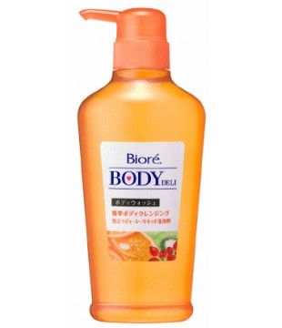 花王  Biore 碧柔香橙玫瑰芳香沐浴露 400ml