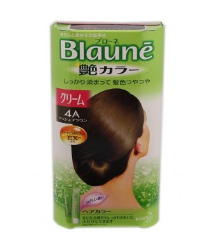 花王 Blaune艳丽色系白发专用染发膏4A号 灰棕色
