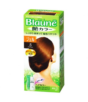 花王 Blaune艳丽色系白发专用染发啫喱5号 棕色