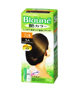 花王 Blaune艳丽色系白发专用染发啫喱5A号 深灰棕色