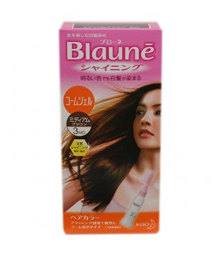 花王 Blaune美艳白发用护发染发剂3MD 自然棕