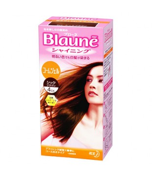 花王 Blaune美艳白发用护发染发剂4CK 俏丽棕