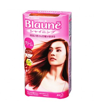 花王 Blaune美艳白发用护发染发膏1MP 枫叶棕