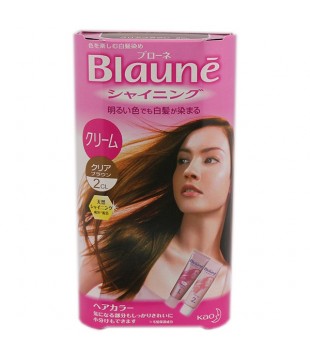 花王 Blaune美艳白发用护发染发膏2CL 亮棕