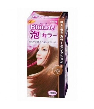花王 Blaune美艳泡沫染发膏 女士白发专用染发膏１ＣＬ 清晰棕色