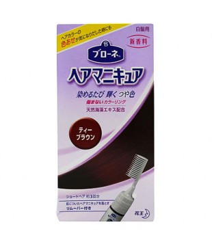 花王 Blaune白发用染发膏 茶棕色