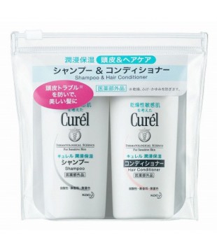 花王 Curel洗发露套装 迷你装 90ml