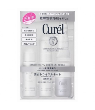 花王 Curel药用敏感肌浸润 美白保湿套装 82ml